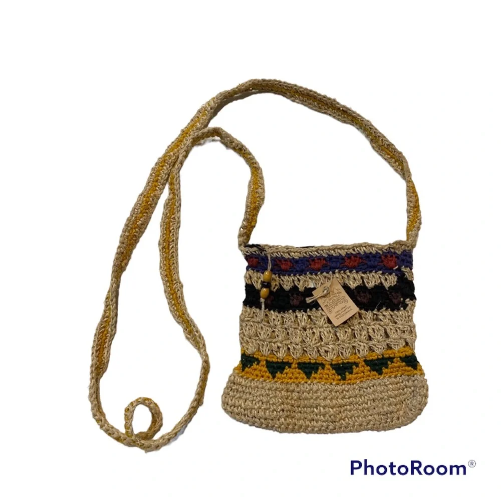 NWT Mini Hemp Crossbody Purse